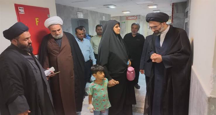 تصاویر : بازدید سرزده از بیمارستان شهید بهشتی ره  - گفتگو با همراهان بیماران ، کادر پرستاری ، و بازدید از مراحل پخت غذا 