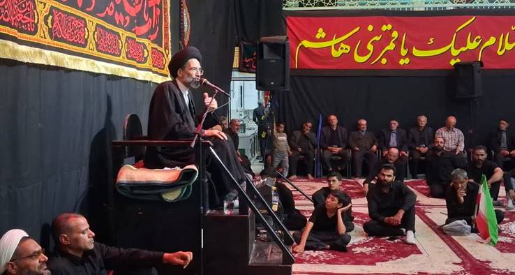 سخنرانی نماینده ولی فقیه در منطقه و امام جمعه کاشان در اولین سالگرد شهیدان جنگ ۱۲روزه