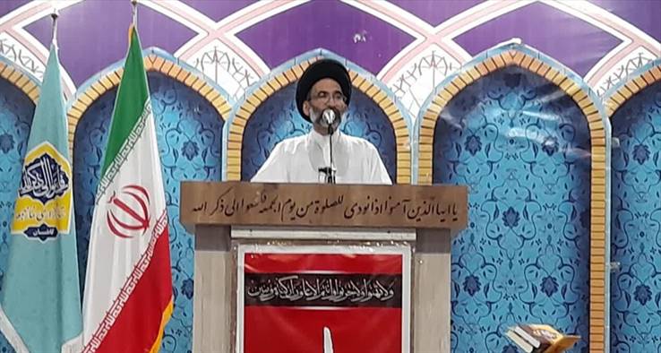امام جمعه کاشان کفن پوش به نمازجمعه رفت/نتانیاهو از ایمان ملت ایران به خدا غافل است