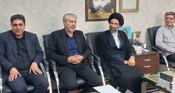 دیدار با مدیر و معاونین آموزش و پرورش شهرستان کاشان