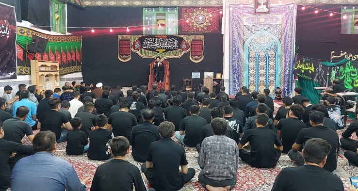 سخنرانی امام جمعه کاشان در هیئت حضرت علی اصغر(ع)  مهاجرین مقیم کاشان