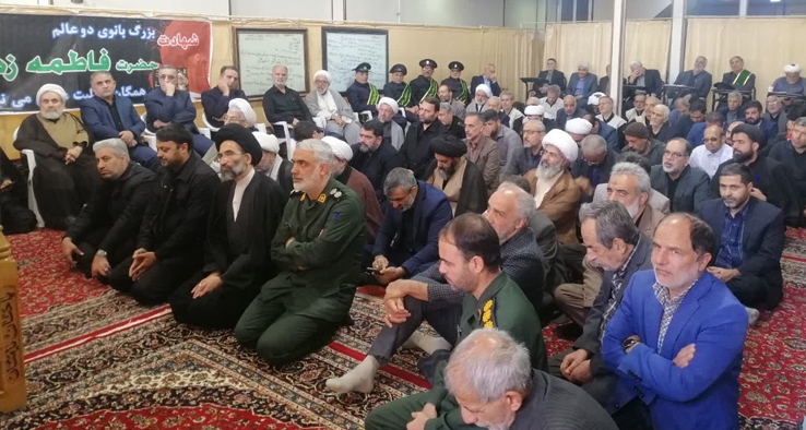 مراسم عزاداری سالروز شهادت حضرت فاطمه زهرا(س) و مراسم چهلمین روز ارتحال حجت الاسلام والمسلمین شیخ محمدجواد کشمیری