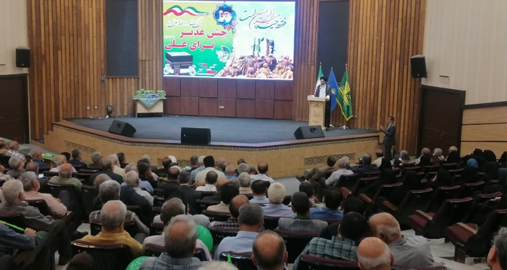 جشن عید غدیر با حضور پیشکسوتان سپاه کاشان و آران‌و‌بیدگل