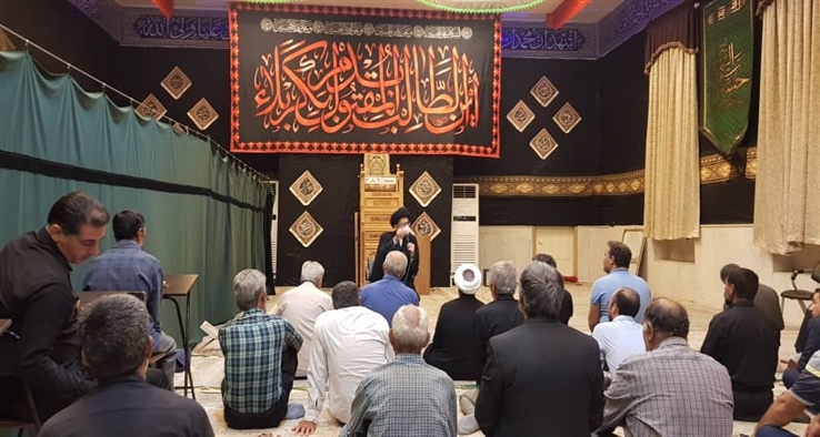 حضور در مسجد حضرت ام البنین(س) و موکب مردمی مسجد