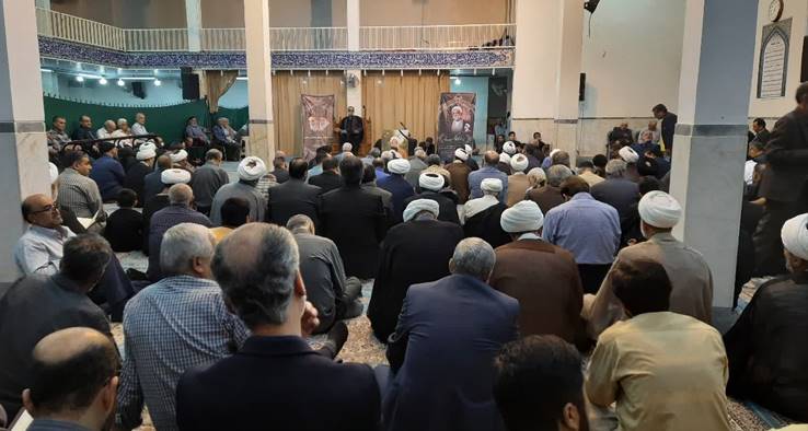 مراسم ترحیم ابوالزوجه امام جمعه کاشان، عالم ربانی ابوالشهید مرحوم حجت‌الاسلام والمسلمین کشمیری _ مسجد شامخی کاشان